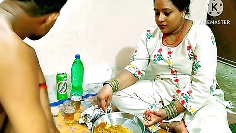 Hot amateur stepmom gets her stepson's dick deepthroated