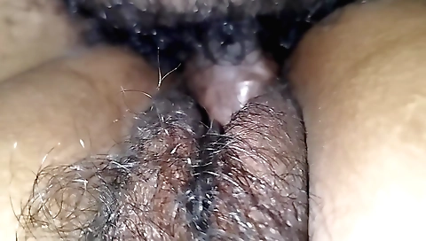 hairy indian babe gets it rubbed and deep-throated