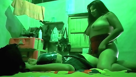 Busty brunette milf getting to be on top of your cock