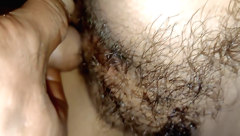 Hairy indian girl with natural skin in amateur video 4k