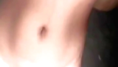 Horny hairy brunette with a shaved pussy is having fun