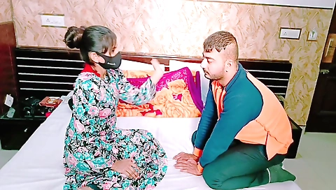 Hot brunette slut gives her slave hard fucking and gets pounded