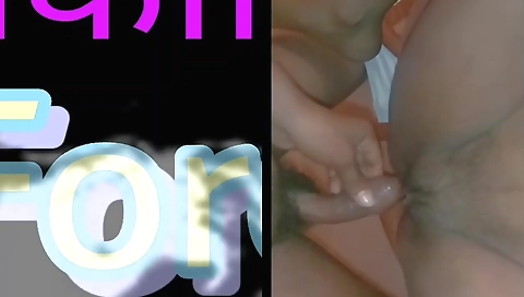 Sexy brunette gets a handjob from an officer and a cock