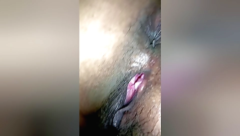 Indian bhabhi is fucked on the bed after a hairy pussy