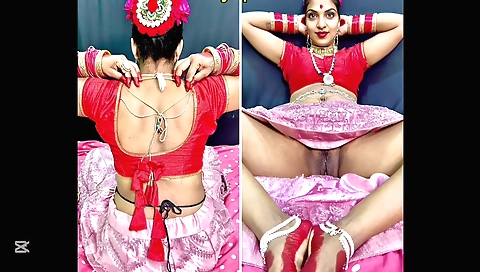 Indian babe gets fucked on the floor in a doggy pose