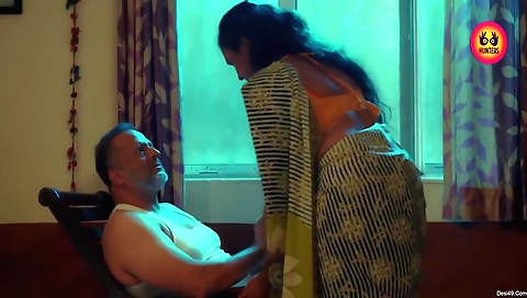 Gorgeous brunette milf sucks and rubs her lips in hot sex