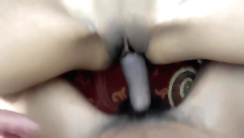 Indian girl with a tight ass sucking her lover on bed