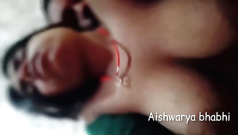 Indian brunette gets fucked in doggy style in homemade porn