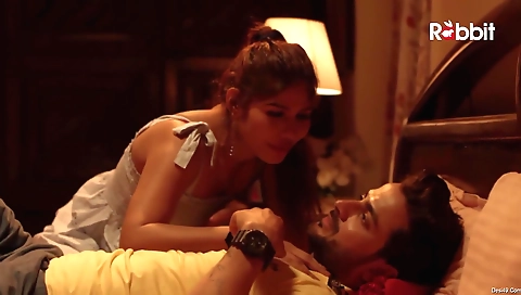 Red-haired girl is wearing some new clothes in this video