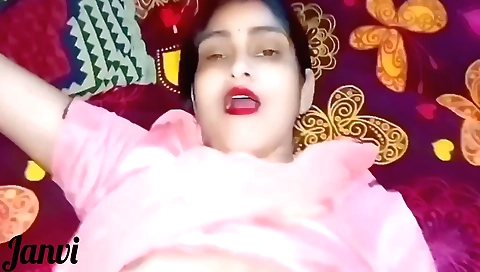 Brunette girl in the husband's bed getting fucked behind