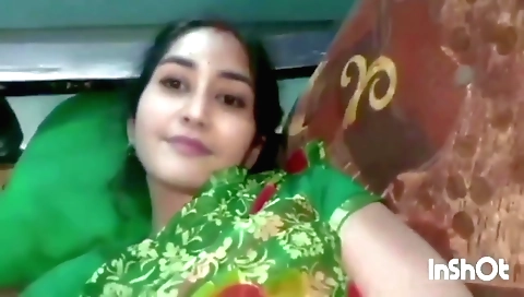 Indian brunette with hairy pussy plays with her step son