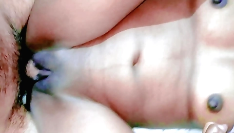 Indian girl in a sexy black skirt has a big boob body