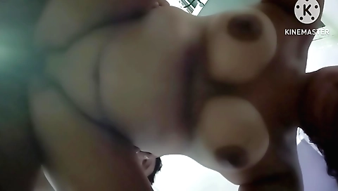 Indian brunette and her stepmom fucked in a very erotic scene