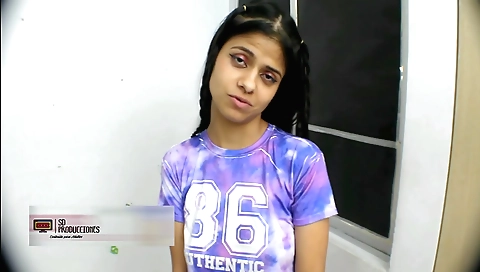 Hot brunette getting her pussy fucked by stepbrother