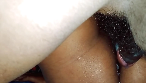 Hindi girl with hairy pussy gets creampie in web camera