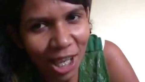 Petite brunette 18+ blowjob video with a long haired 18+