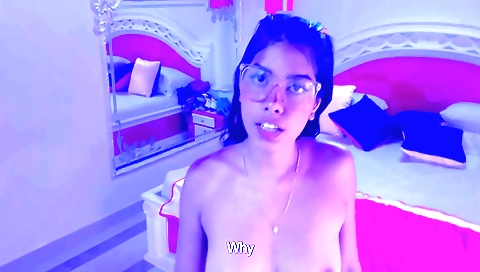 Brunette milf fucks her stepsister with her own dick in pov