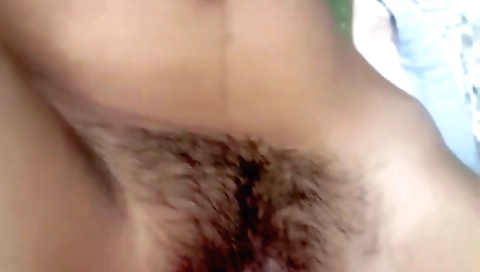 Beautiful brunette teen is getting her pussy railed