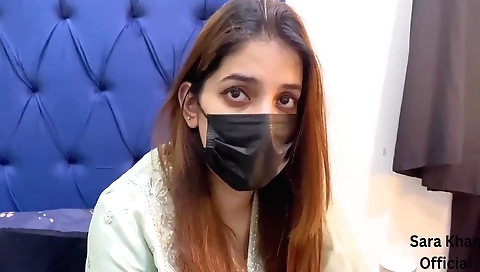 Indian lady with a large ass and booty in bed with stepbro