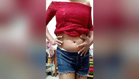 Indian amateur woman in a bedroom naked in hd video