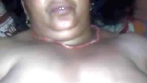 Indian mature woman with plump boobs is showing off