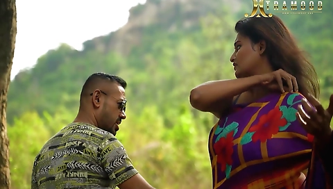 A Lovely Couple Dont Control Herself In Outdoor Mountain Sex