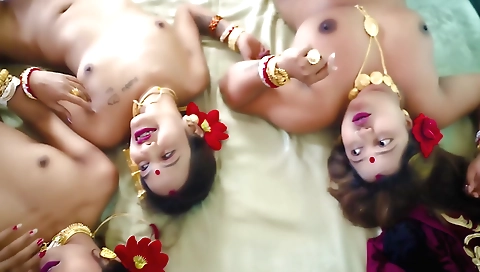 Bhabhi & stepdad - indian gangbang (hd audio) 28-min