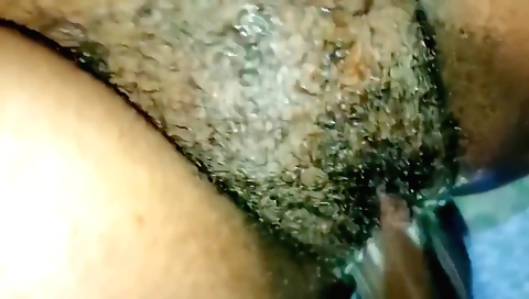 Indian guy in bikini gets my teacher fucking her hairy pussy