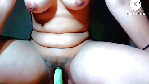 Busty amateur indian girl loves her pussy and masturbates it