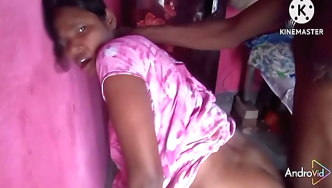 Indian stepdaughter-in-law gets wet and gets pounded