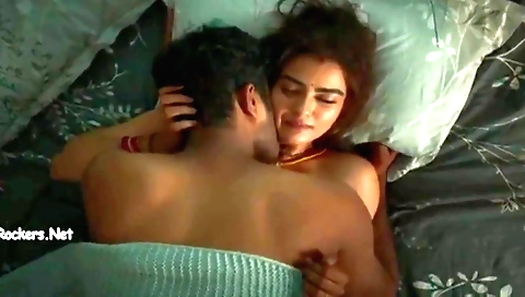 Indian amateur brunette gets fucked in her bedroom