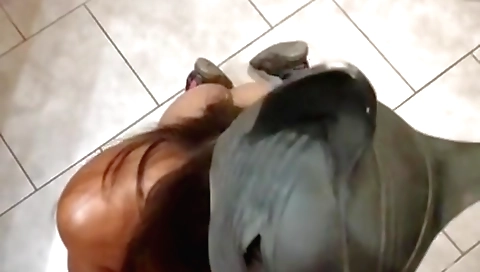 Blonde brunette and a girl have a hot deepthroat porn video