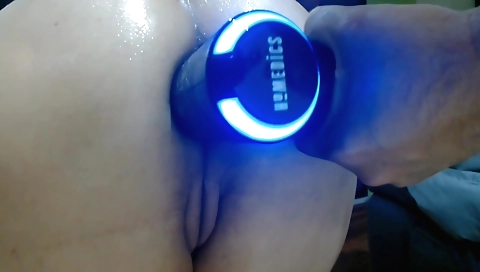 Indian sex session with an ass masturbator with a gun