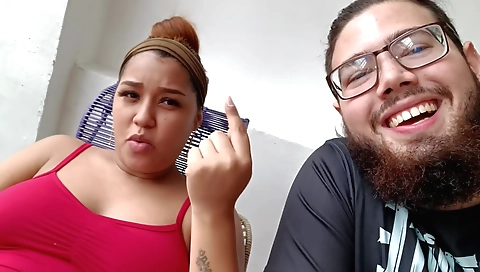 Indian brunette with big tits and chubby ass amateur porn