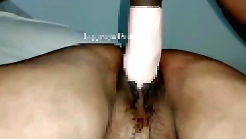 Indian girl with a big dildo fucks with a big dick