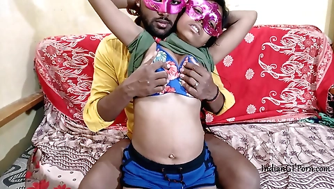 Indian bhabhi doggy style rough hardcore handjob 1