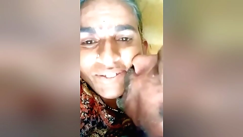 Busty brunette fucks husband in amateur mature porn video