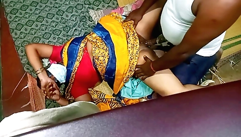 Indian teacher blows a big black dick with her big boobs