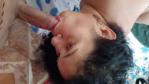 Indian milf is ready for a man to suck her tight ass