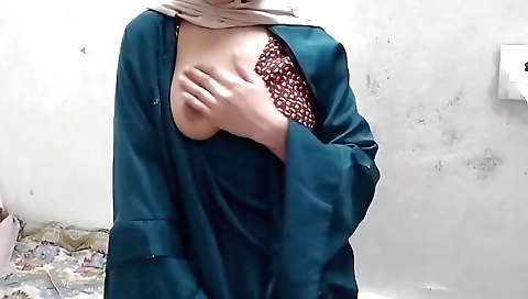 Indian girl in a shower with a nice body is getting wet