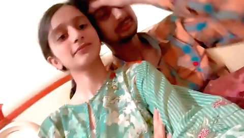 Slutty brunette giving a warm blowjob to her boyfriend