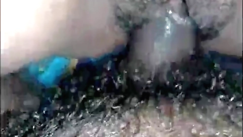 Indian girl with hairy pussy riding her husband's cock