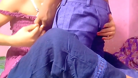 Amateur wife with small tits seduces her husband's friend