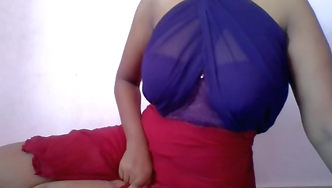 Indian babe shows her big boobs and a nice dance video