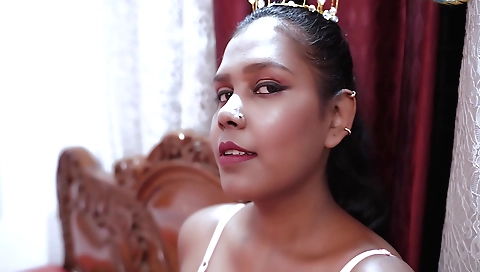 Brunette chick cucks with a handsome husband and is fucked