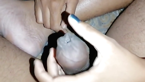 Indian hairy pussy fucked in the middle of the video